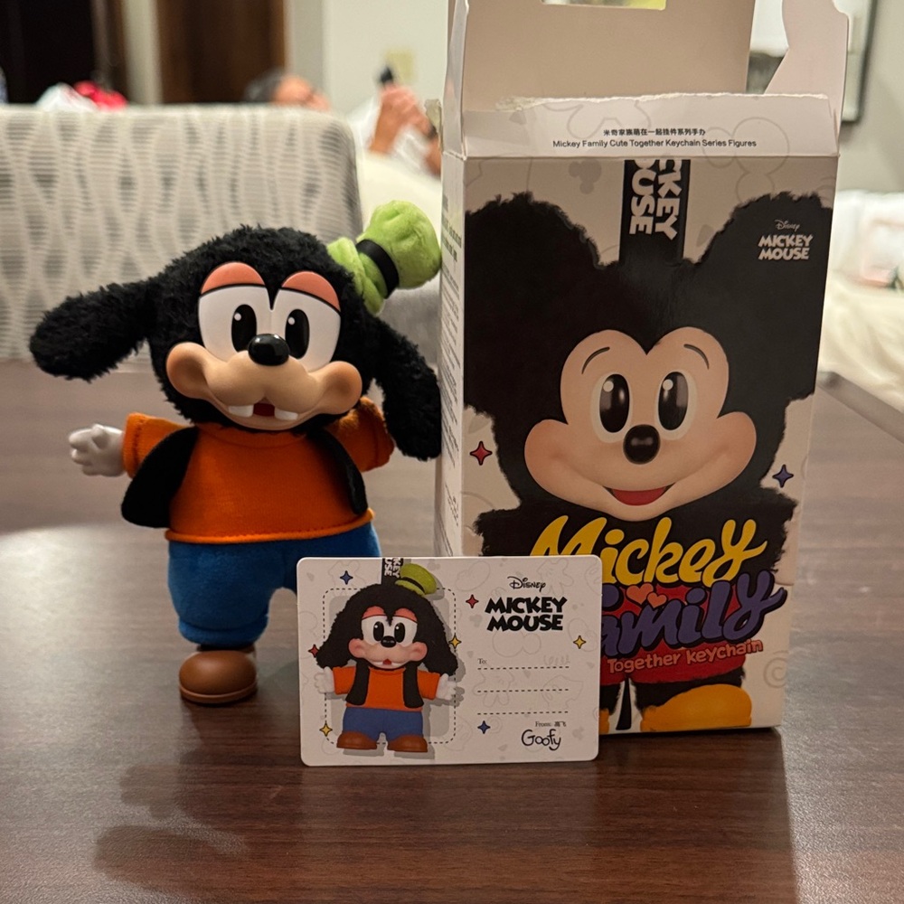 Disney Goofy Plush Toy - Black, Orange, Blue